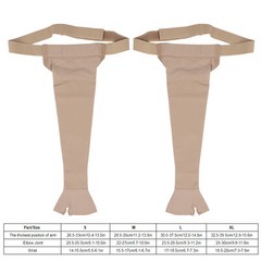 Lymphedema Compression Arm Sleeve Polyurethane Post Mastectomy Support Arm Sleev