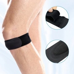 1Piece Adjustable Knee Supports Bands Patella Tendon Strap for Men and Women