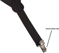 Comfort Fit Y-Back Suspenders in Dark Blue – Ideal for Tuxedos and Casual Wear