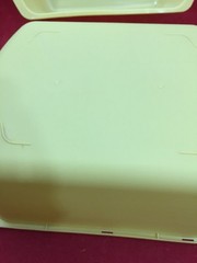 NEW LOT OF 10 MEDLINE 6Qt. Rectangular Wash Basin Yellow Gold DYND80347