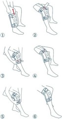 Adjustable Hinged Knee Support with Patented Design for Sports Injuries
