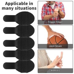 5PCS Trigger Finger Stabilizer Splint Straightening Brace Arthritis Support