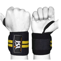 Gym training power weight lifting wrist wraps straps bandage cross fit support