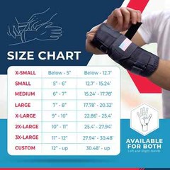 KoolFlex Komfort 10″ Hand & Wrist Orthosis Brace VAWC33 Sizes Small-3X