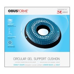 ObusForme Circular Gel Support Cushion Ergonomic Pressure Relief & Comfort