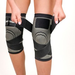 Knee Brace Compression Sleeve Support Joint Pain Arthritis Relief For Sport Gym