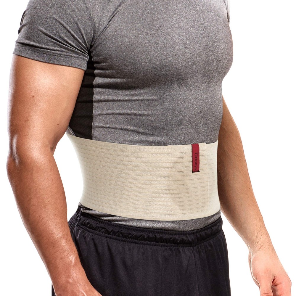 Umbilical Hernia Belt for Men and / 6.25″ Abdominal Binder With Hernia Pad/Po…