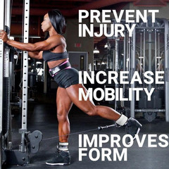 Durable Sports 1707 Ankle Cuffs for Glute Kickbacks & Cable Workouts