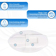 Foley Catheter Stabilization Device, Urinary Leg Bag Holder, Pack of 4