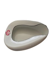 Antique Vintage Columbian Enamelware Bedpan