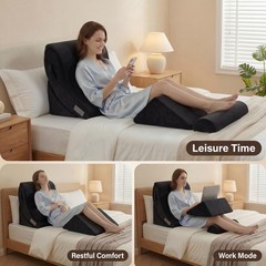 Axelrod 4Pcs Orthopedic Bed Wedge Pillow Set Post Surgery Foam For Back Neck