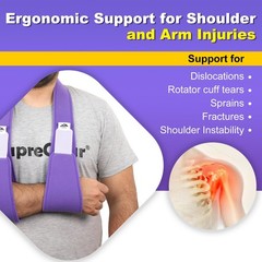 Arm Sling Shoulder Immobilizer, Rotator Cuff Support Brace, Lightweight Comfo…