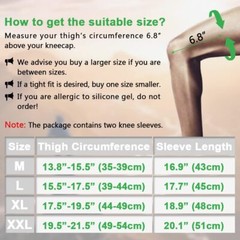 Leg Support Brace With Strap Thigh High Compression Sleeve Socks Pain Relief 1PC