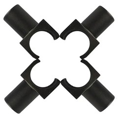 4Pcs Wheelchair Slider Replacement Parts Seat Rail Guide Detachable Arm Frame