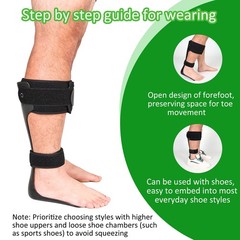 AFO Drop Foot Stabilizer Support for Walking with Shoe for Men and Women