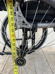 Tilite ZRA TITANIUM Ultralight 15”x18” Adj Depth Rigid Wheelchair Spinergy