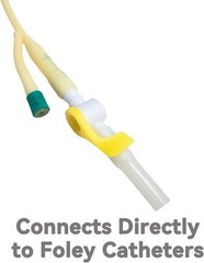 10 Pcs Comfort Flow Catheter Valves – Easy to Use Lever Tap, Smooth Edges, an
