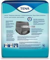 Tena ProSkin Maximum Absorbency Incontinence Underwear for Men, Med, 20 Count
