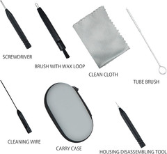 10 PCS Hearing Aid Cleaning Kits Hearing Amplifier Brush Tools Earbuds Headphone