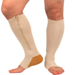 3 medias de compresión para varices 20-30 punta de compresion abierta calcetines