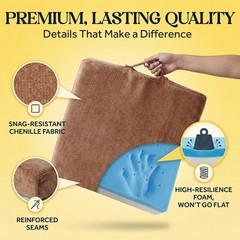 Recliner Cushion [20×20” Large] Medium Soft Orthopedic Seat Cushion for Recli…
