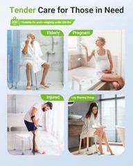Space-Saving Triangular Shower Chair for Inside Shower, FSA/HSA Eligible 400