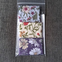 NEW 3 PACK BioSkin Ear-loop Face Mask with Nose Piece Floral 12786F