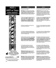 Med Spec ASO Ankle Stabilizer XX-Small Black