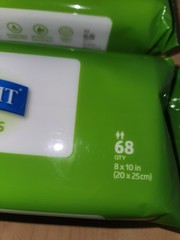 3x -68 Count Medline FITRIGHT Wet Wipes Personal Cleansing Wipes Exp 02/28~NEW