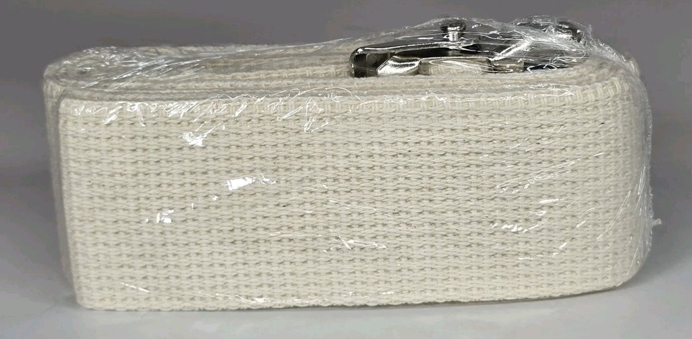 New DeRoyal Heavy Duty Gait Belt 2″ x 56″ Tiger Teeth Buckle Natural Cotton M516