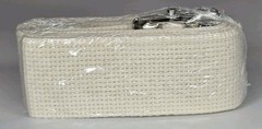 New DeRoyal Heavy Duty Gait Belt 2″ x 56″ Tiger Teeth Buckle Natural Cotton M516