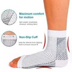 3Pairs Soothe Compression Socks Ankle Brace Sleeve for Sprain,Neuropathy,Support