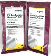 Sage Products 2% Chlorhexidine Gluconate Cloth (Lot Of 2 Packages)