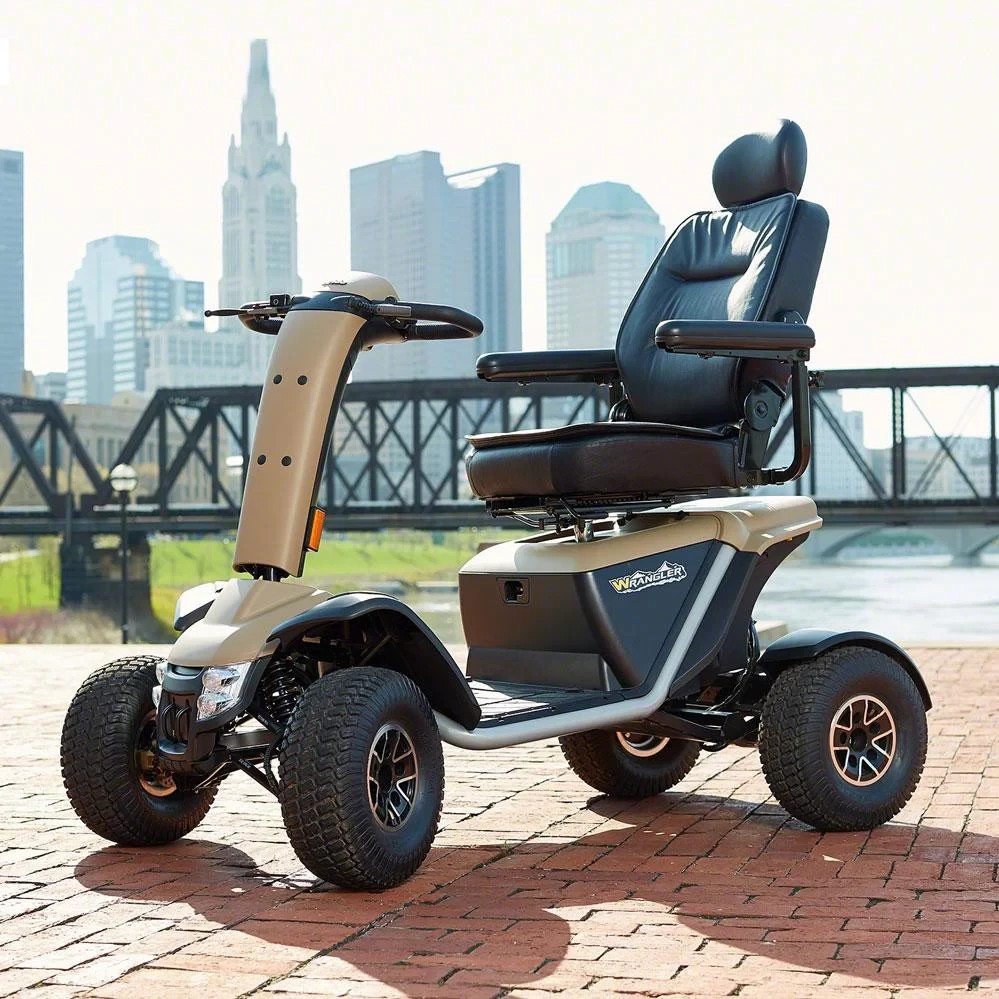 Pride Baja Wrangler 2 All-Terrain Mobility Scooter – Heavy Duty 4-Wheel Outdoor
