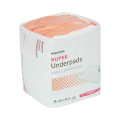 300 McKesson Incontinence Underpads Moderate Absorbency Disposable 30″ x 30″