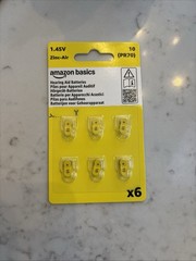 120 Amazon Basics 1.45 V Sz 10 Hearing Aid Batteries Exp. 9/24/28 20 Packs of 6