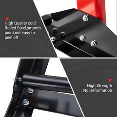 Wheel Cleaning Kit Adjustable Rim Stand&Tire Scrubber Roller Fits 14-22″ Tires
