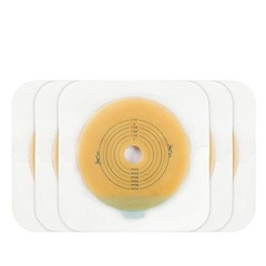Adhesive Skin Barrier with Non-Woven Border for Two-Piece Colostomy Bags – 10 Pa