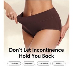 Everdries Comfort Plus Incontinence Underwear, M, 5 Pack Leakproof, Discreet,…