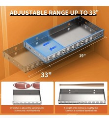 Floating Shower Bench – Adjustable, Pre-Formed Rectangular Shower Bench