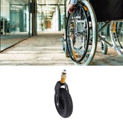 Sturdy 8 Inch Wheelchair Front Solid Caster For Enhanced Stability For Elderly