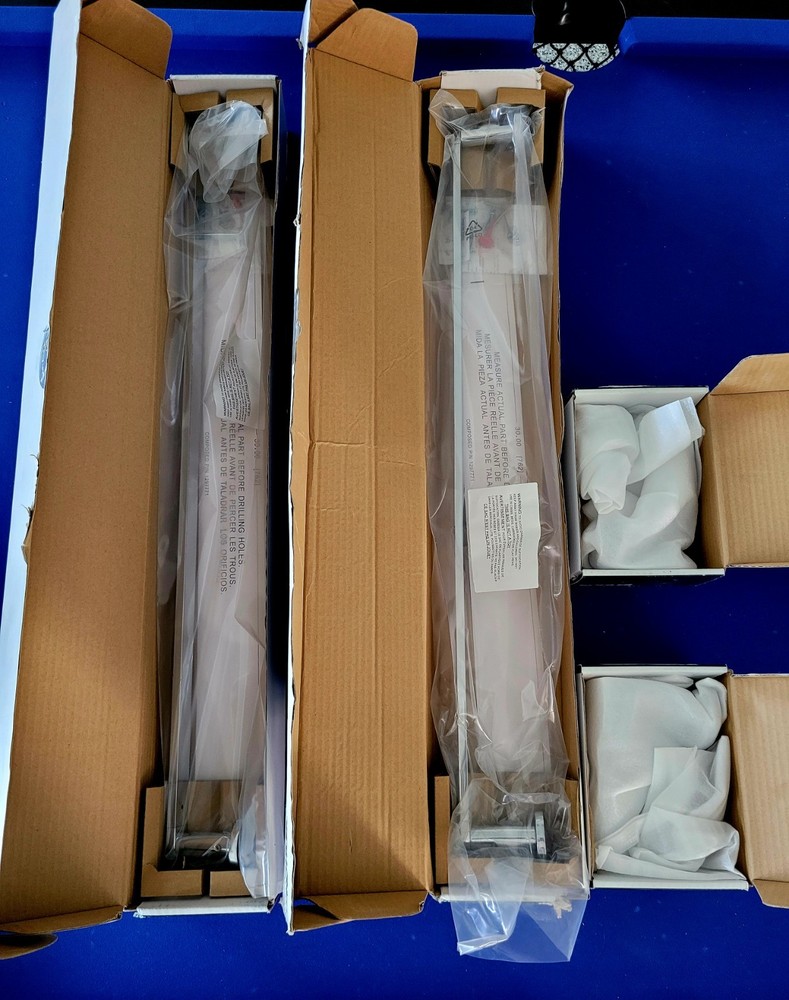 Very Nice Kohler Set – Two 30″ Towel Bars & Two Paper Holders Chrome
