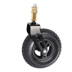 Sturdy 8 Inch Wheelchair Front Solid Caster For Enhanced Stability For Elderly