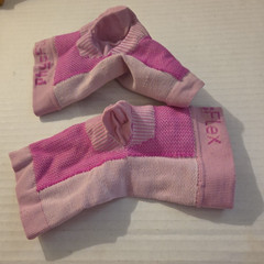 PhysFlex pink compression sock