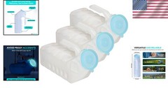 Spill Proof Men’s Urinal Bottles – Durable & Easy-Grip 3 Pack for Travel Care