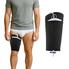 Catheter Leg Bag Holder, Ultra-Soft Fabric Comfortable & Breathable, Catheter…