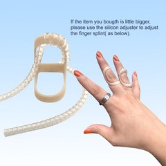 Oval Finger Splint 8 Pcs, Finger Splints for Arthritis, Mallet Finger, Trigger F