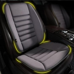 Car Seat Cushion with Back Support Pillow: Seat Cushion&Back Pillow Dark Grey