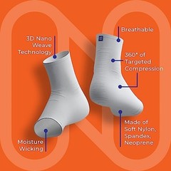 Compression Socks for Neuropathy & Plantar Fasciitis – Ankle Brace Support Sleev