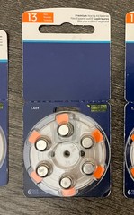 Starkey Hearing Aid Batteries 1.45v Orange Sl13-6 Size 13 (21 TOTAL) Zinc SEALED
